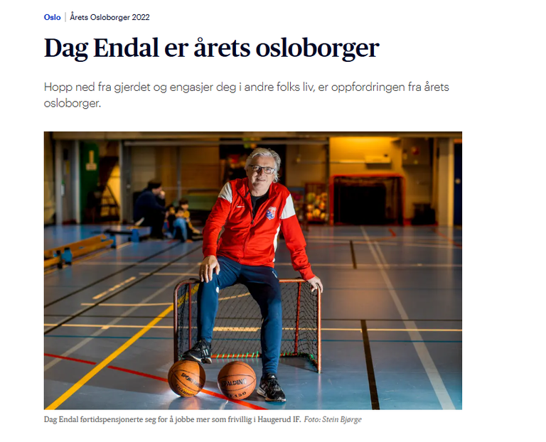 Dag Årets Oslo-borger 2022