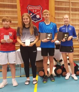 Haugerud ranking U15/19 – Gode resultater på hjemmebane
