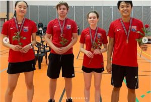 Haugerud beste klubb i Ungdommens badmintonmesterskap 2021