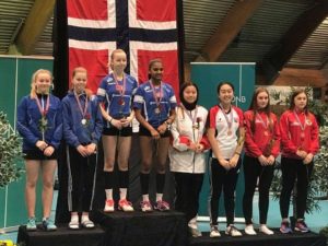 Haugerud nest beste klubb i U15 i Ungdommens badmintonmesterskap