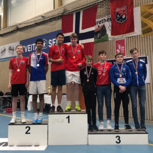Ungdommens Badmintonmesterskap 5-7 april 2019: Haugerud på pallen i 7 av 10 klasser!
