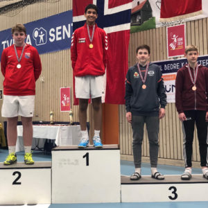 Ungdommens Badmintonmesterskap 5-7 april 2019: Haugerud på pallen i 7 av 10 klasser!