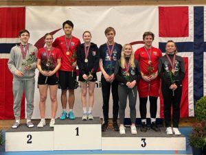 Gull i 4 av 5 kategorier i junior NM