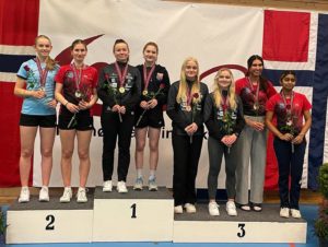 Gull i 4 av 5 kategorier i junior NM